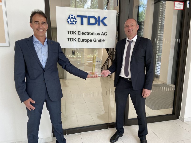 TDK zeichnet Rutronik mit dem European Distribution Award 2019 in Gold aus
